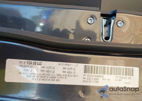 2017 Dodge Charger R/T Rwd из США, поврежденный, VIN 2C3CDXCTXHH560782